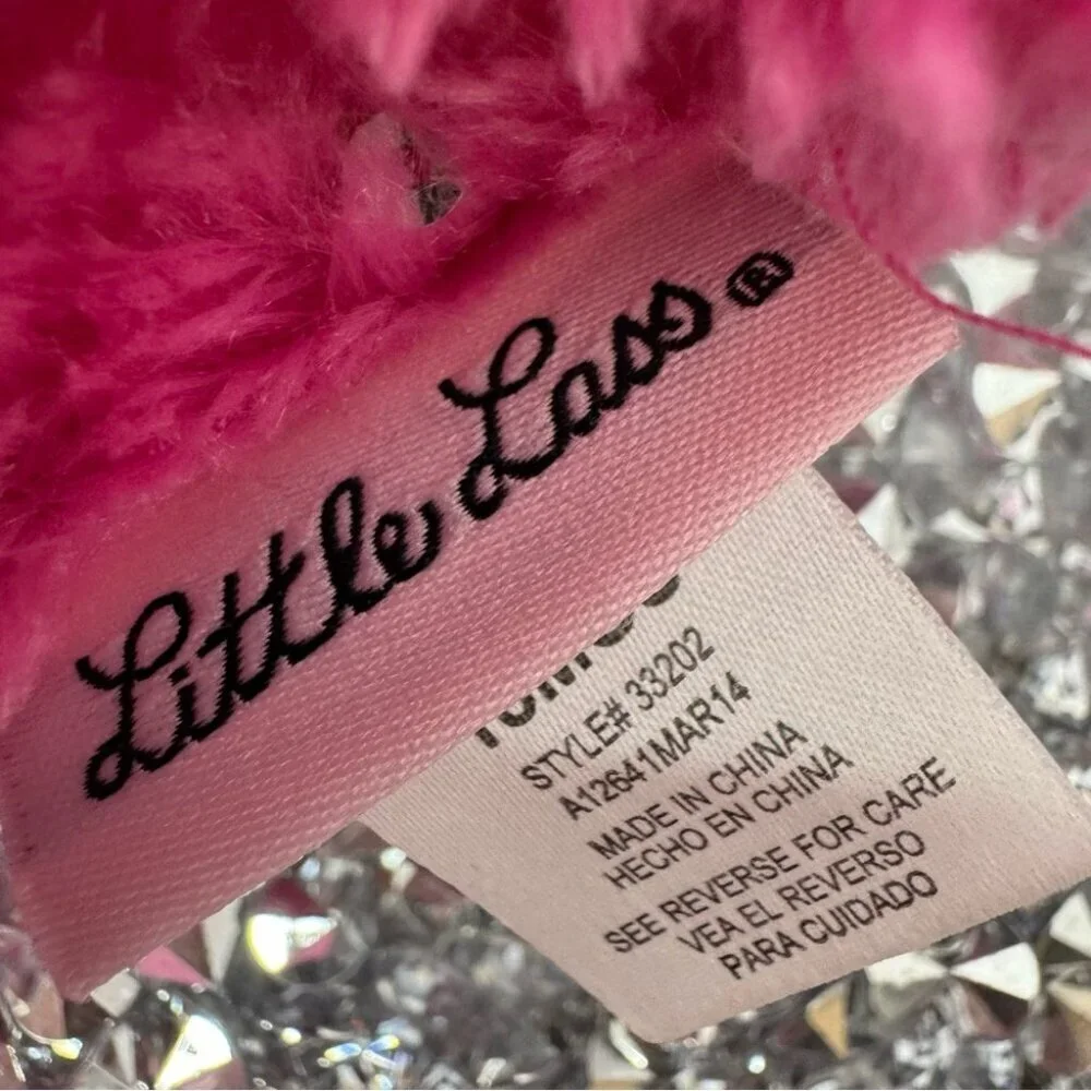 Little lass coat jacket 18months baby kid winter parka cute sparkly sequins bow